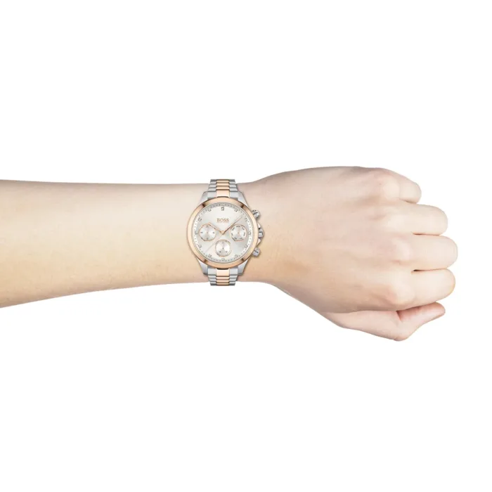 Pandora Two-Tone Stainless Steel Watch with Rose Gold Accents - 1502564 - Image 4